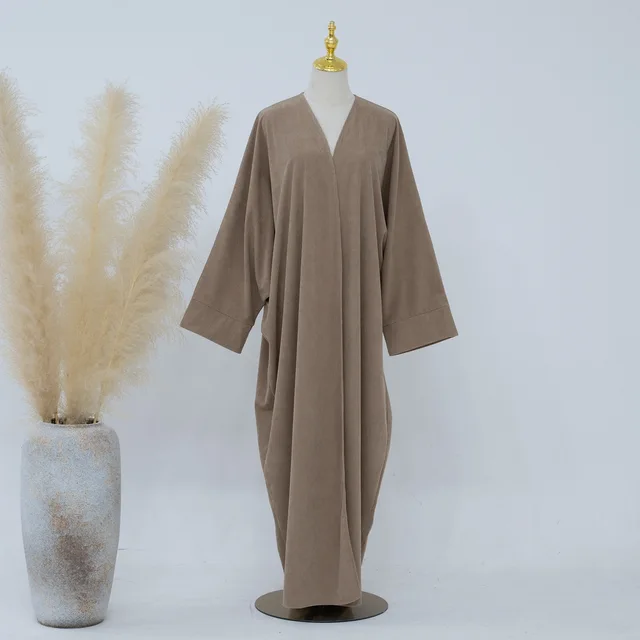 109491-4fe13a.jpg Abaya ouverte unie pour femme, Robe musulmane, Jilbab, Kebaya, Vêtements islamiques, Kaftan, Robe, Khimar, Robes de Ramadan, Hijab, Kimono, Abayas - Collection Aïd 2026