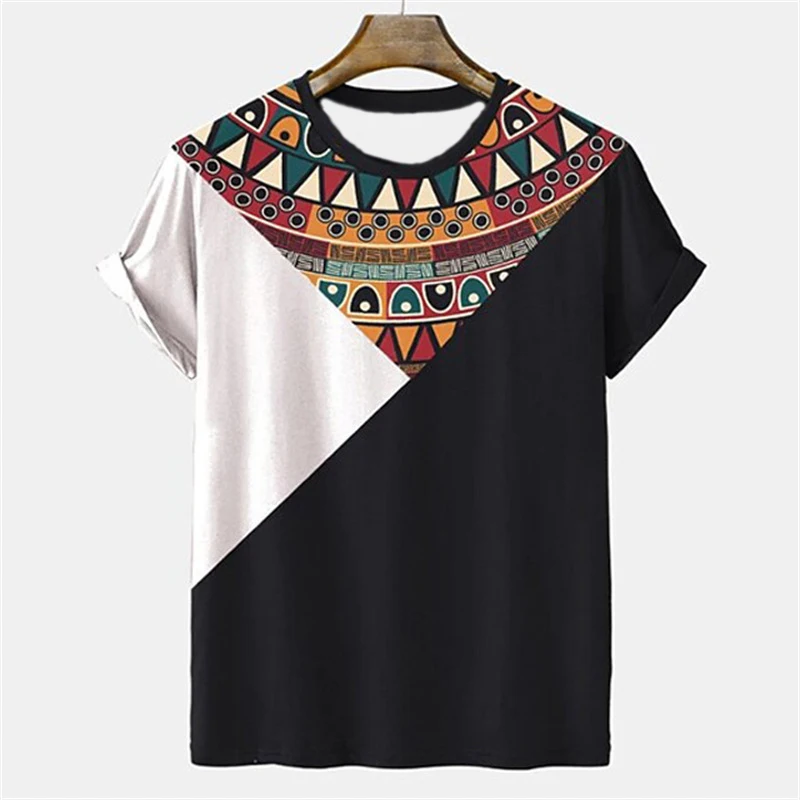 Casual 3D Print T Shirts Streetwear O Neck Tees