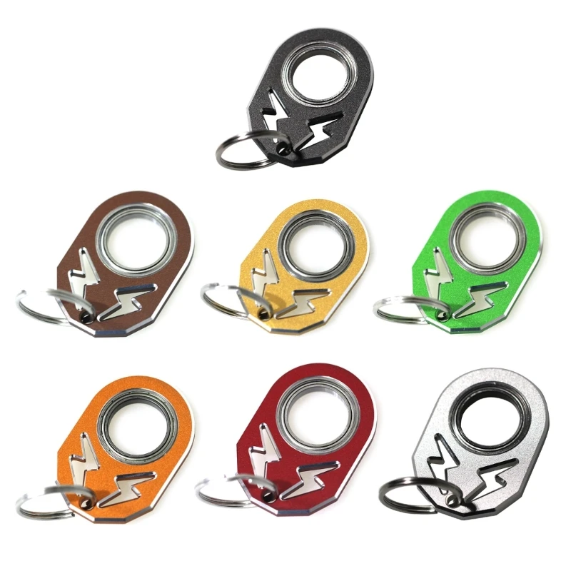 

Students Alloy Spinner Keychain Boredom Stress Relief Toy Decompressing Keyring