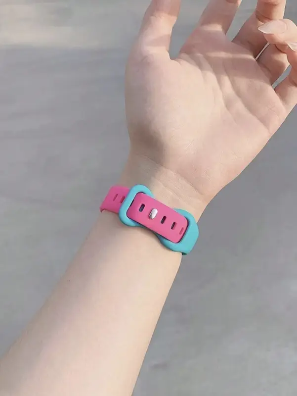 Nice 2 In1 Band Silicone Protective Case for Apple Watch Cover Strap Series 10/9/8/7/6/5/4/3 38mm 40mm 41mm 42mm 44mm 45mm 46mm - Image 4