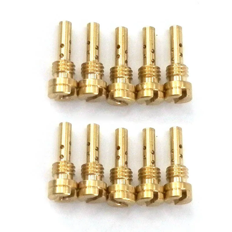 

10pcs Slow Pilot Jet 4.5mm for Keihin CV CVK FCE FCR Carburetor N424-25 Injector Nozzle Size 30 31 33 35 38 40 42 45 48 50