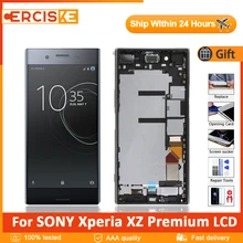 Bloc écran tactile LCD avec châssis, 5.5 pouces, pour Sony Xperia XZ Premium G8142 G8141, Original=