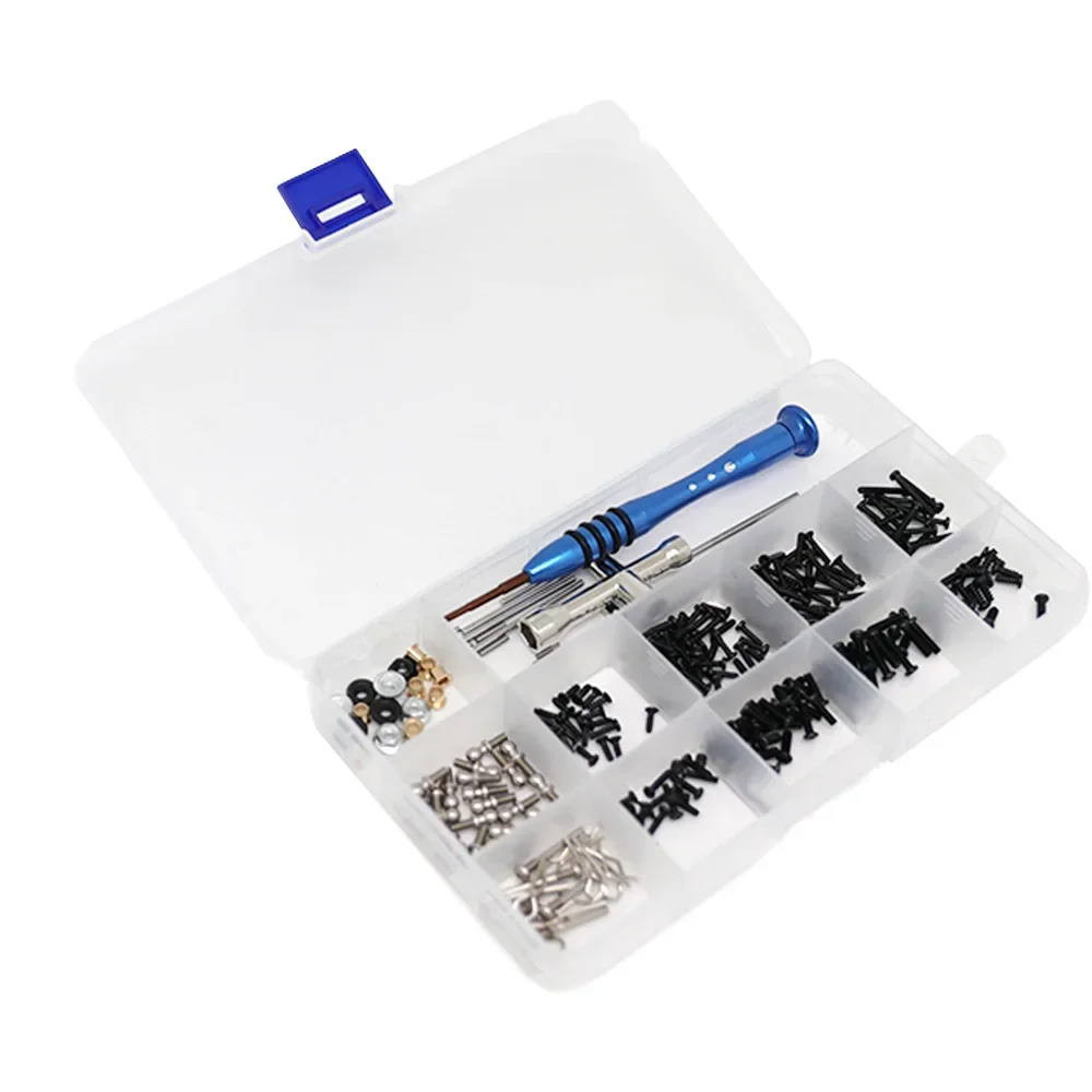 Комплект винтов M2 M2.5 M3, комплект креплений для Wltoys A949 A959 A959B K929 184011 1/18, запчасти для радиоуправляемых автомобилей, обновленные аксессуары