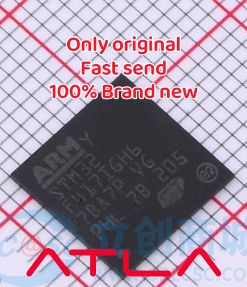 

STM32F417IGH6 IC MCU 32BIT 1MB FLASH 176UFBGA