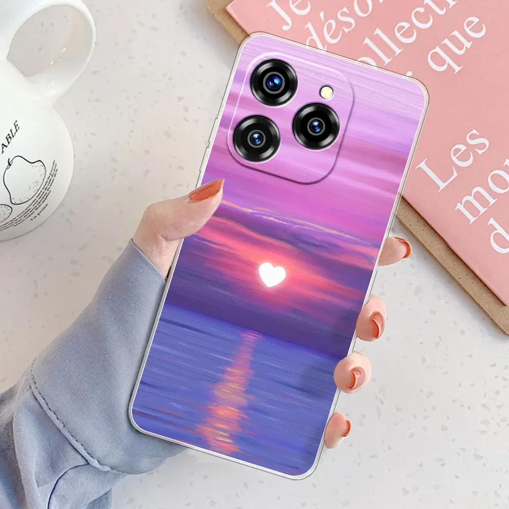 Clear Shockproof Silicone Phone Case - Fashionable Soft TPU Back Cover