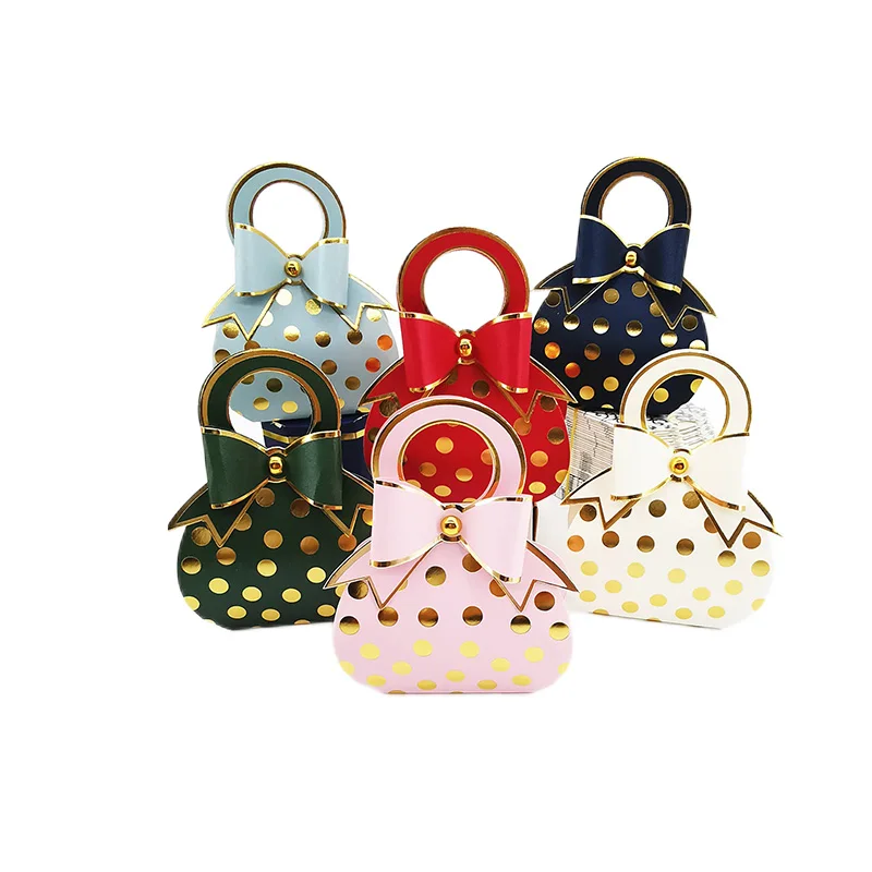 20/30/50PCS Polka Dot Bogen Candy Box Verpackung Hochzeit Braut Kind Geschenk Für Gast Baby Dusche geburtstag Party Gefälligkeiten Dekor Liefert