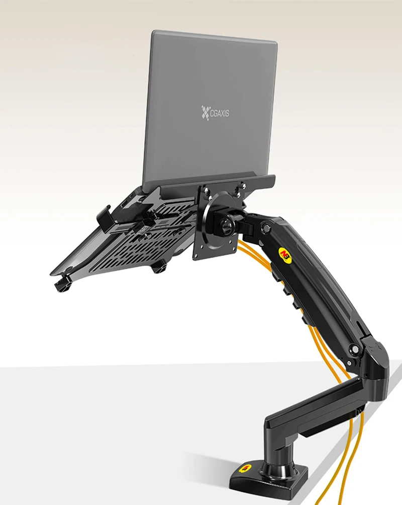 2 in 1 NB NEW F80 + FP-2 for 17-30" Monitor + 10"-17" laptop desktop Holder notebook computer mount stand laptop clamp images - 6