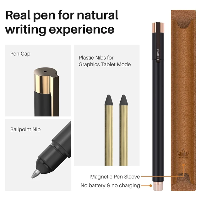 Smart Notebook Huion Note X10 Wireless Graphics Tablet Electronic Draft Notepad 50 Pages Support iOS ipadOS Android 5