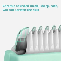 Kemei Wet Dry Groin Body Trimmer For Men Face Beard Hair Trimmer Clipper Rechargeable Pubic Ball Electric Shaver Body Groomer 3