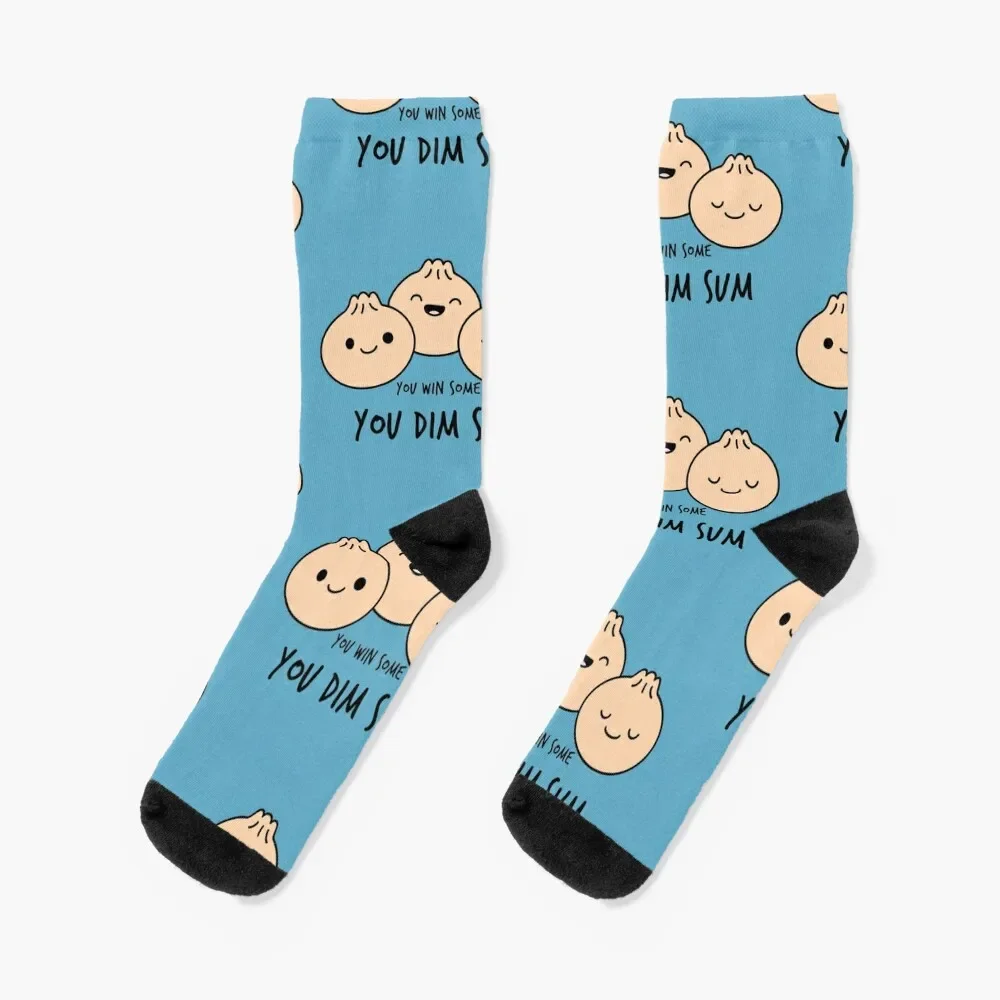 

Dim Sum Socks cool happy custom anti slip football Men's Socks Women's