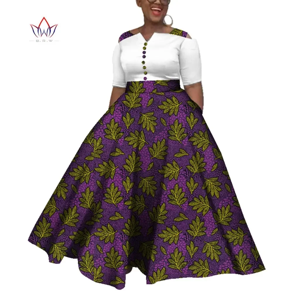 Dashiki African Dresses Colorful Daily Wedding Size S-6XL Ankle-Length For Women african dress