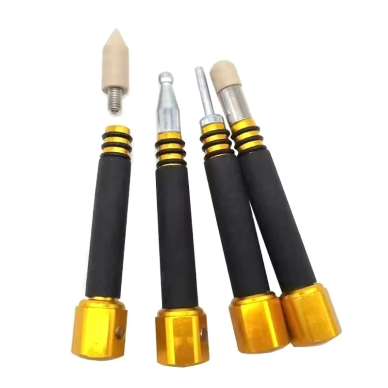 4pcs 알루미늄 합금 자동차 바디 덴트 수리 도구 개체에 부착 된 자기와 단단한 부식 방지 자동차 덴트 풀러 Dropship