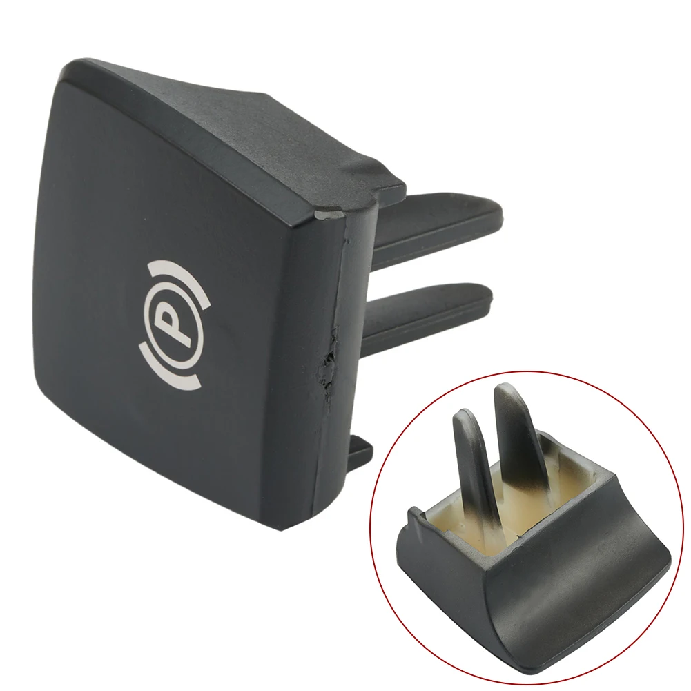 Sleek Black Auto Parking Brake Button High-Quality Switch