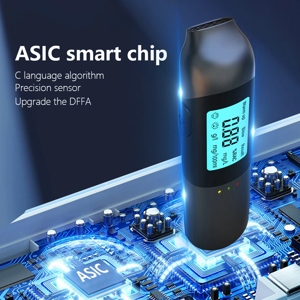 Non-Contact Alcohol Breath Tester LED Digital Display Alcoholmeter