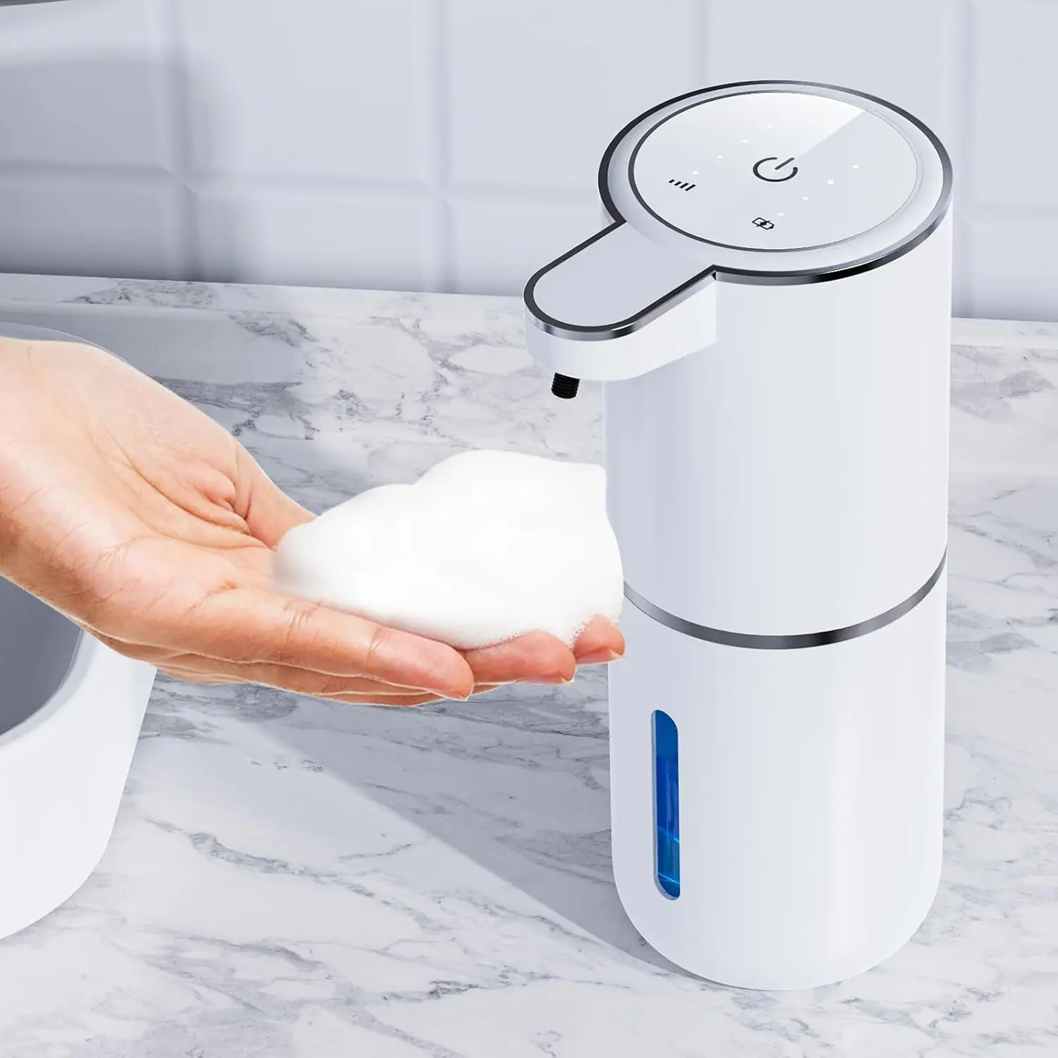 Soap Dispenser Touchless Sensor Smart Washing Hand Foam and Liquid thumbnail 3