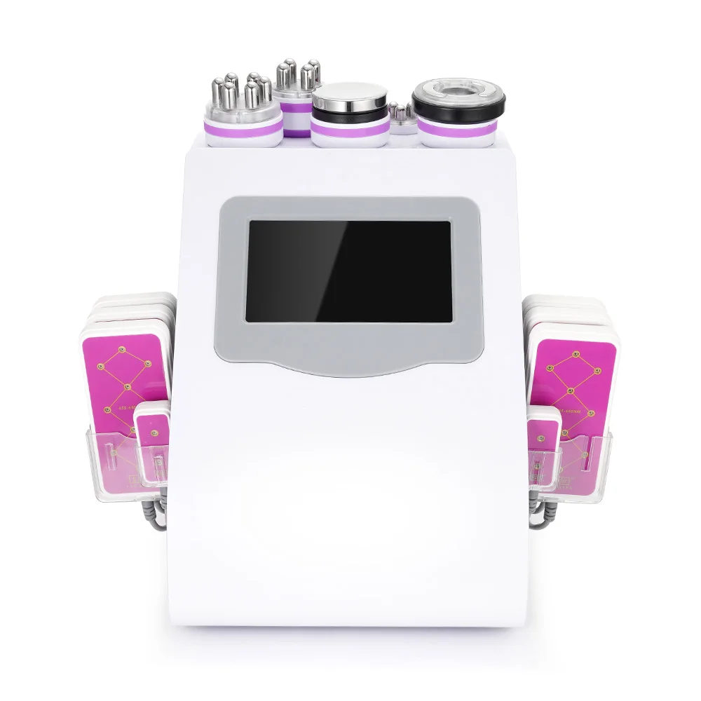 Portable Body Slimming Weight Loss Machine 5 in 1 40K Cavitation Belly Powerful Fat Burner Beauty Equipment