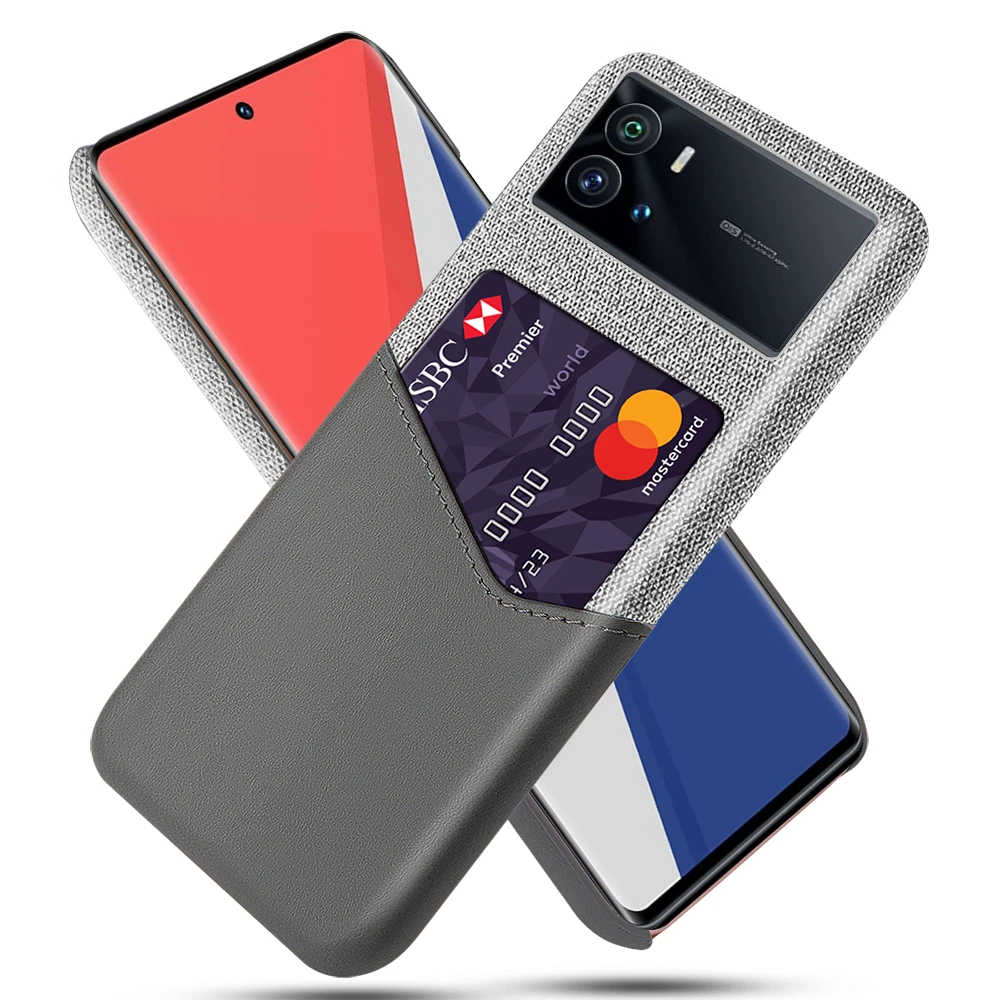Elegant Business Card Slot Phone Cover Case with Bumper Protection and Sleek Design