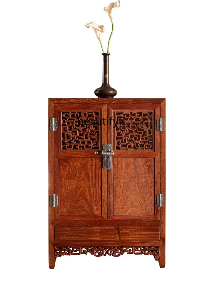 

Myanmar Rosewood Table Small Square Corner Cabinet Rosewood Tea Cabinet Rosewood Locker