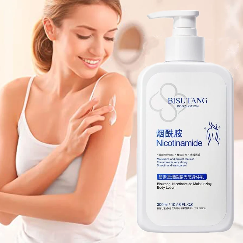 

Niacinamide Moisturizing Body Cream 300ML Nourishing Repairing Whitening Brightening Anti-Aging Underarm Leg Neck Skin Care
