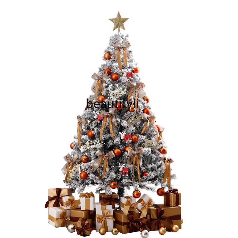 

Белая Рождественская елка GY посылка 1,5/1,8, украшение для снежной рождественской сцены