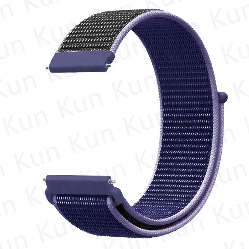 Nylon Loop Sport Strap - 20/22mm Adjustable Wristband