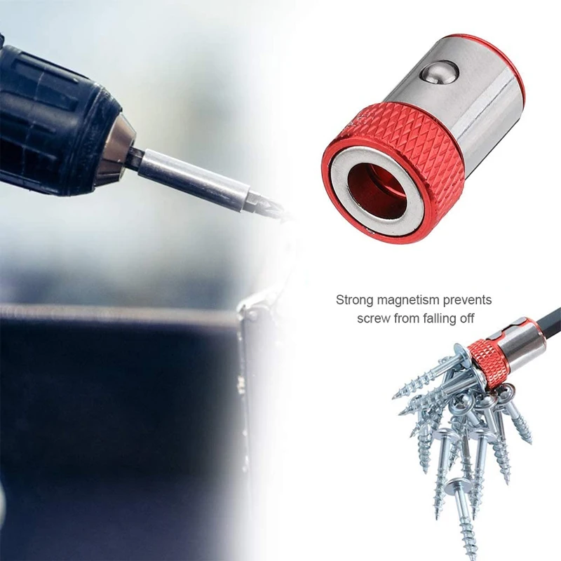 Universal Magnetic Ring Alloy Screwdriver Bit with Anti-Corrosion & Strong Magnetizer