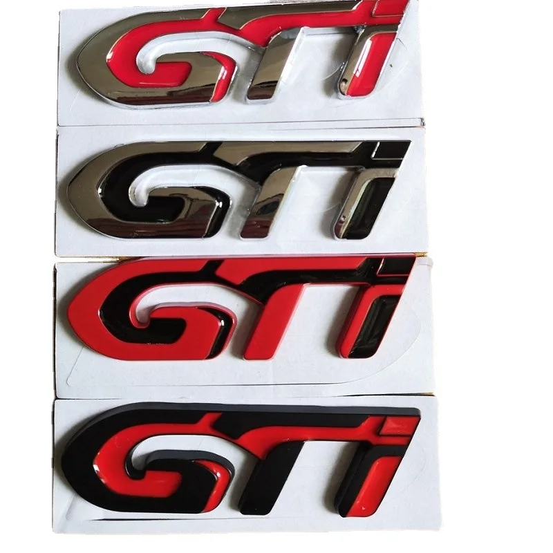 3D Metallo Auto Logo Gti Emblema Distintivo Decalcomania Per Peugeot Gt 308 306 106 206 208 307 3008 207 508 2008 Gti Accessori Adesivi