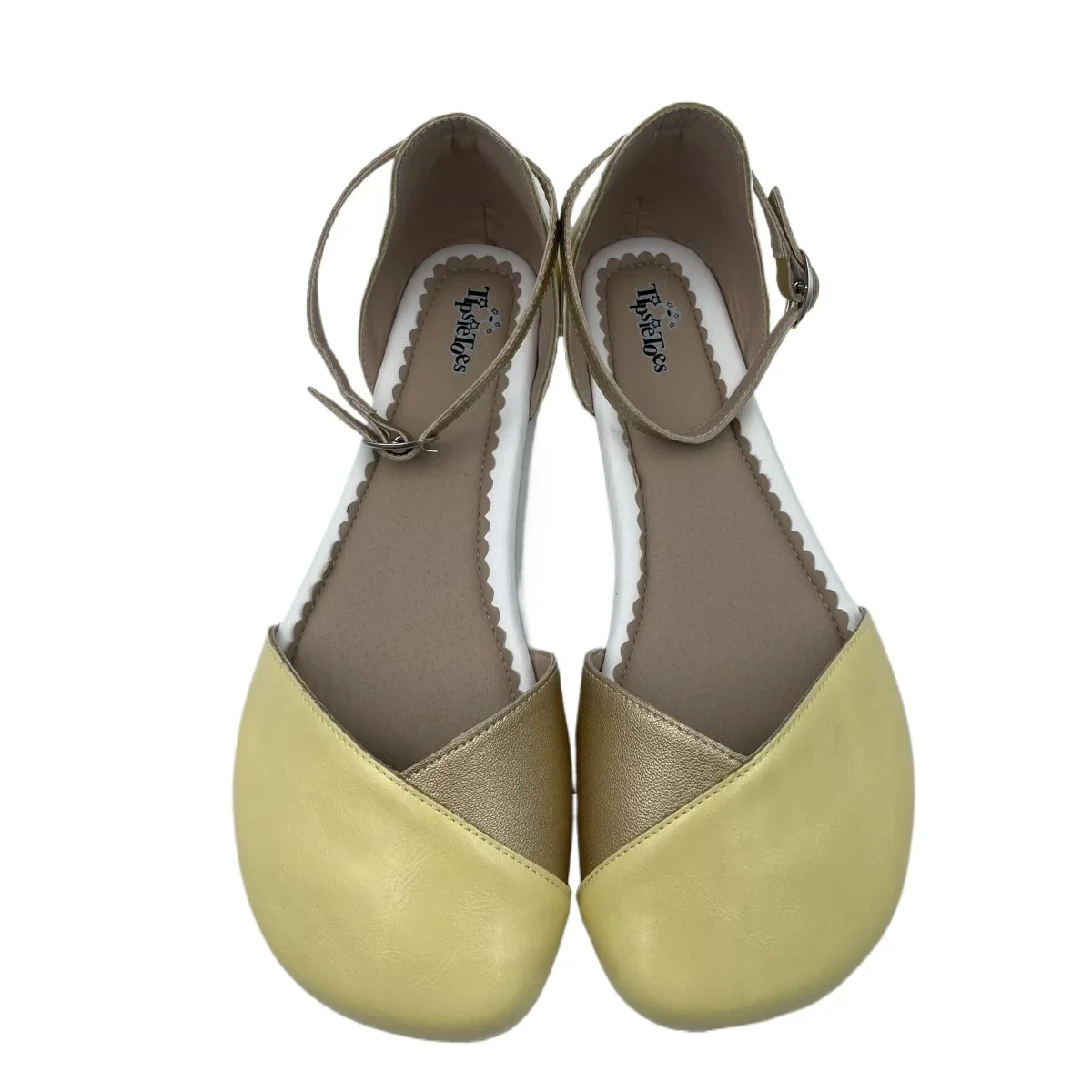 Tipsietoes 2025 Sprinng Summer Barefoot Genuine Leather Flat Sandals Women With Soft Sole Zero Drop Wider Toes Box LIght Weight 6