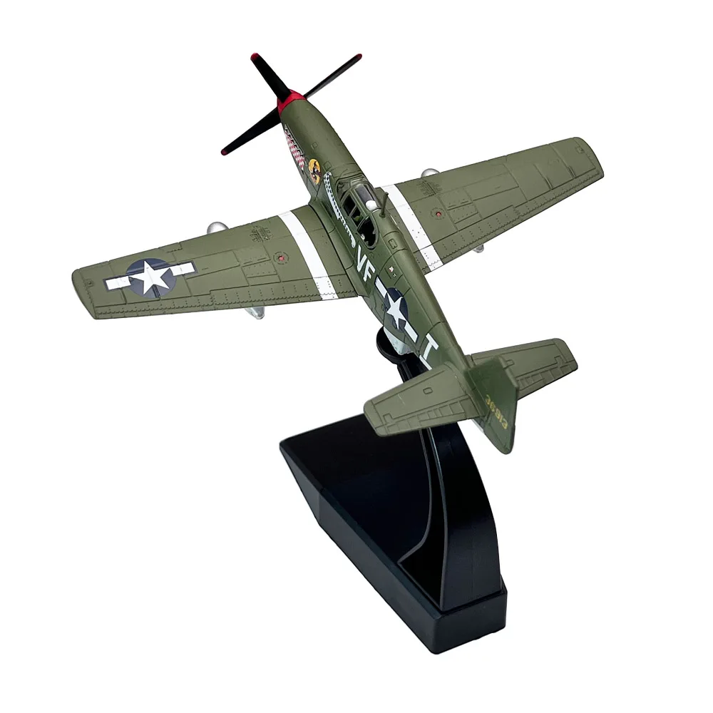 Scala 1/72 Us P51 P-51 Mustang Fighter Airplane Aircraft Metal Military Plane Toy Model Collection Ornamento Regalo