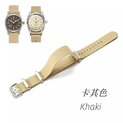 Elastic Nylon Waterproof Outdoor Sport Watchband Strap - 18mm (Khaki)