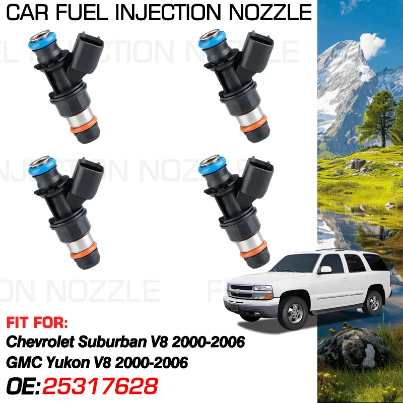 

Форсунка топливной форсунки для Chevrolet Suburban 1500 2500 GMC Yukon XL 1500 2500 V8 2000-2006