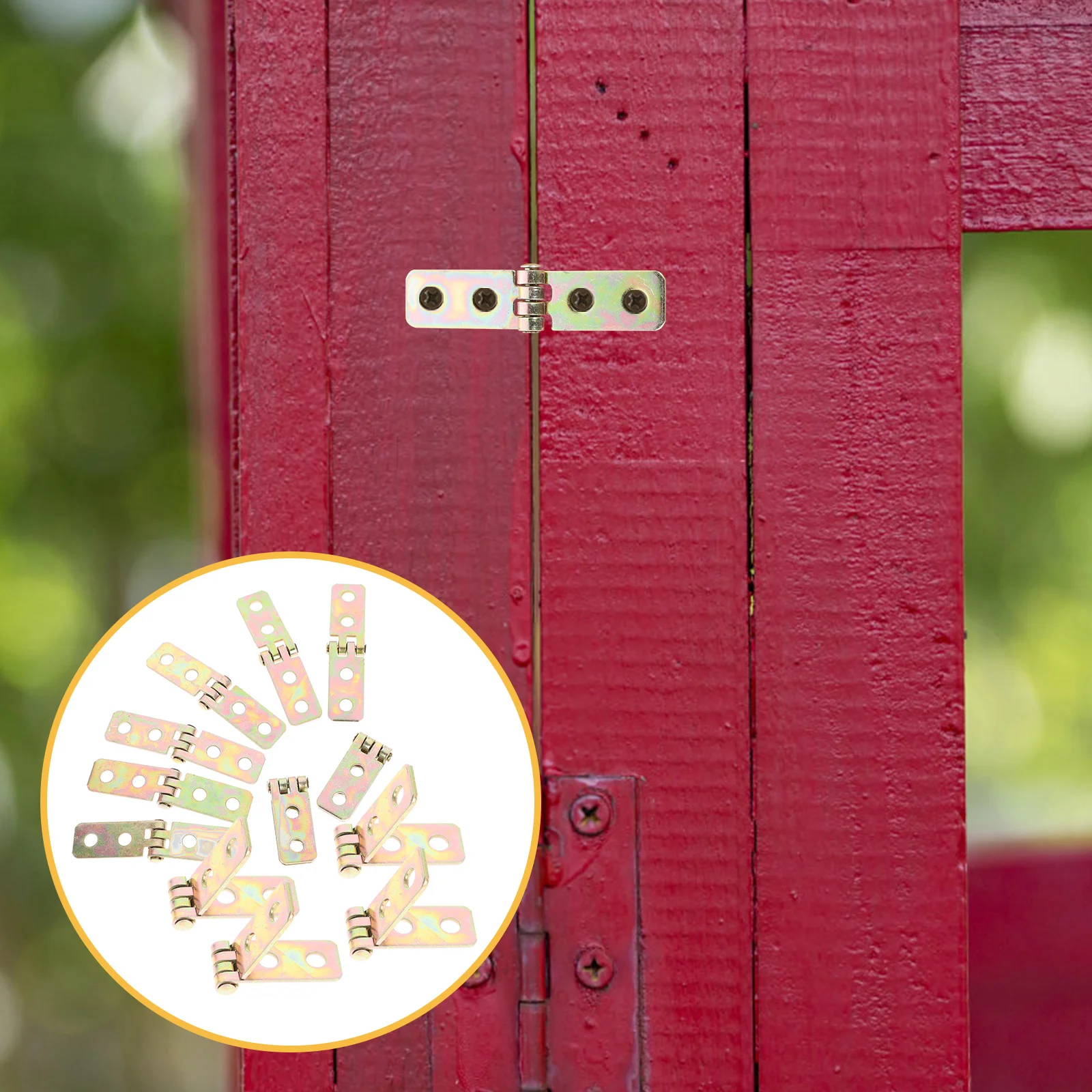 

12 Pcs Universal Electric Box Hinge Hinges for Kitchen Cabinets Iron Wooden Furniture