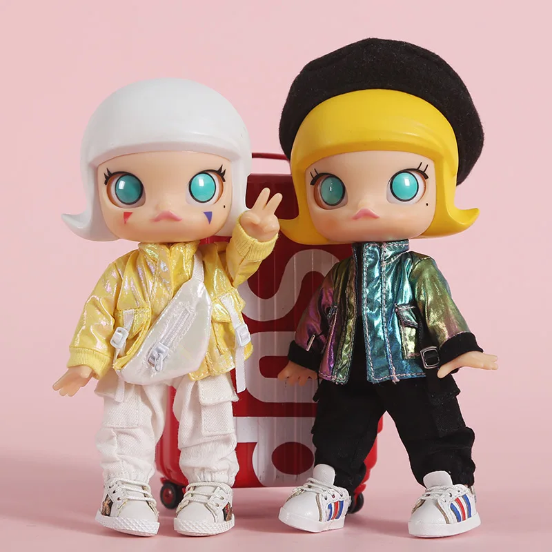 Ob11 Clothes 1/12 Bjd Doll Accessories Overalls Pant Doll Trousers For Nendoroids, Penny, Ymy, Molly,Gsc,Obitsu 11,Body9 5