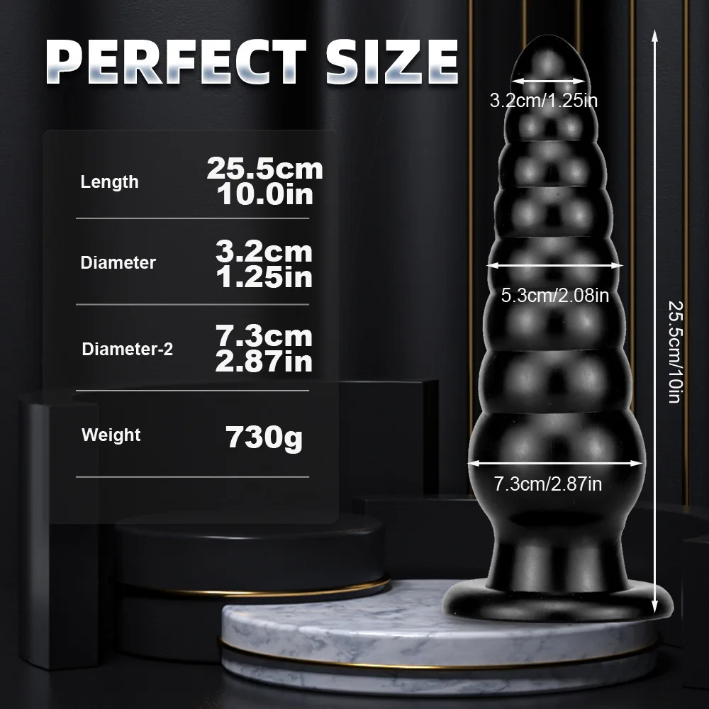 Énorme godemichet Anal, gros godes, masturbateur, dilatateur d'anus, pas de vibrateur, Tapon Anal, jouets sexuels pour adultes, hommes/femmes, BDSM_voghion.com