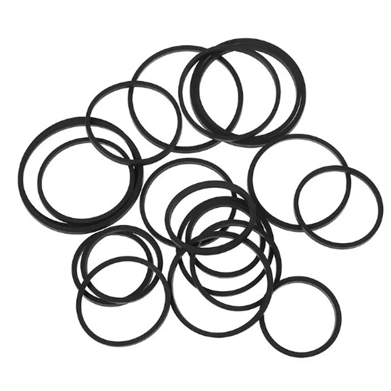 100PCS 1Mm Tape Recorder Belt Width Mix Cassette Tape Machine Belt Assorted Common Square Rubber