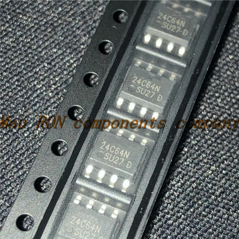 

10PCS/LOT 24C64 SOP8 AT24C64 AT24C64N-10SU-2.7 SMD Chip Memory SOP-8 Wholesale New original In Stock