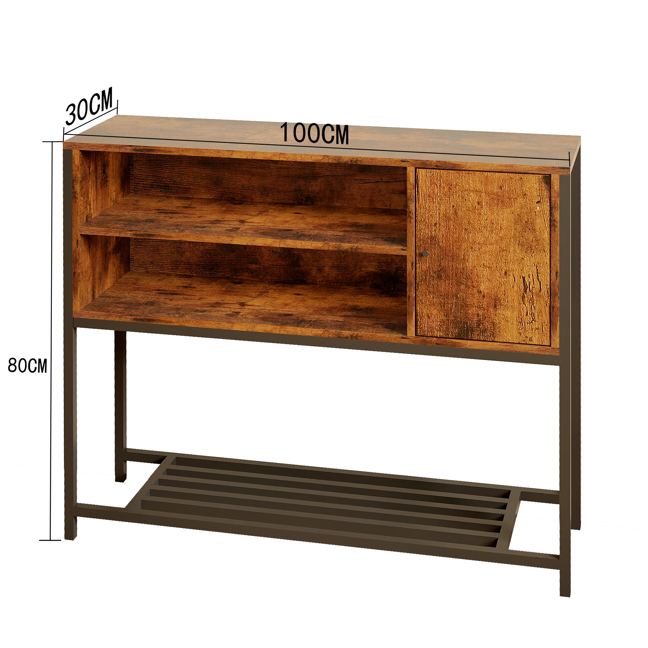 AnneFish خزانة ركن القهوة 3 طبقات المطبخ طاولة ركن...