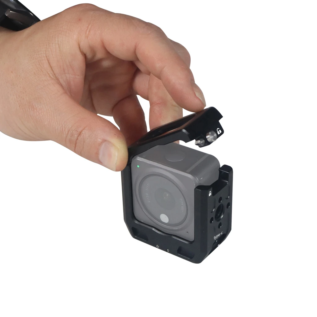 Magnetic Action Camera Cage For Action 2 Dual-screen Full Cage w/ Cold Shoe Mou