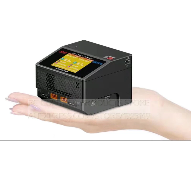 Lipo Battery Charger AC400W DC650W 15A Dual Channel Smart for Lipo LiHV LiFe LiIon NiZn NiCd NiMH