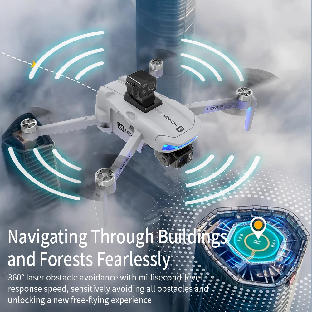 Drone GPS X40 Pro Max 4K Cardan 3 Axes Évitement Obstacles