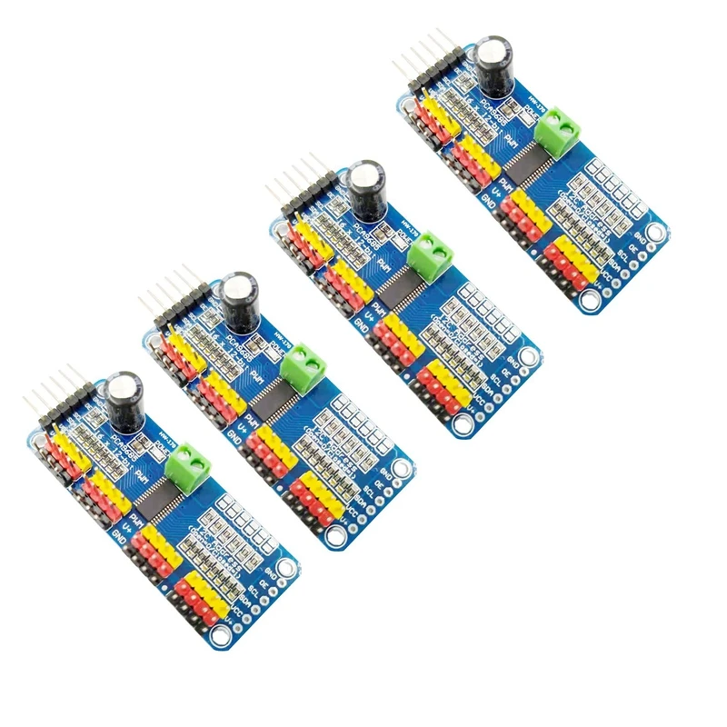 

4-х канальный 12-битный PWM-драйвер серводвигателя PCA9685, модуль IIC для Arduino Robot DIY