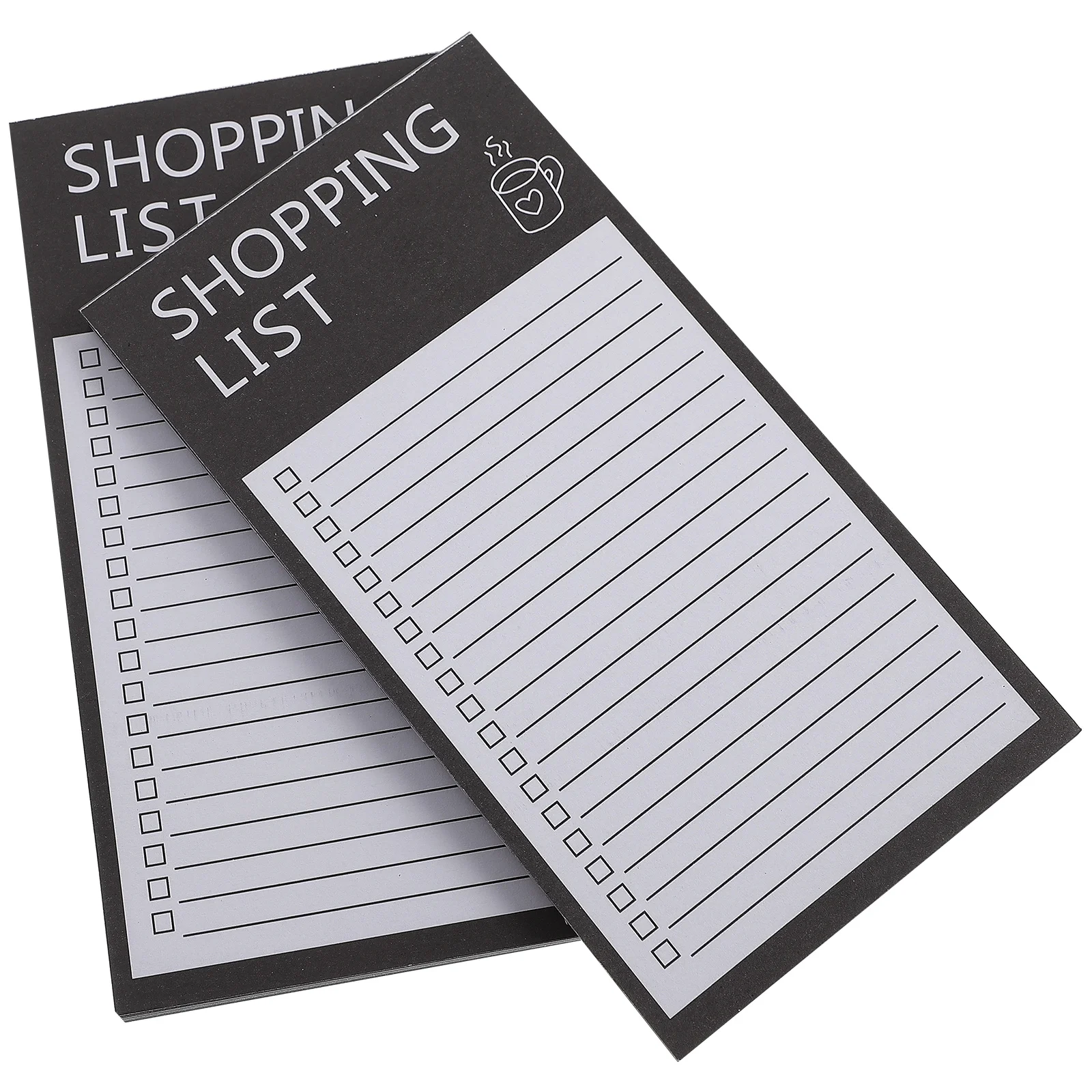 

2 Books Shopping Schedule Planner Daily Notepad Portable Fridge Freezer Grocery List Magnetic Sticky Notes Weekly Schedules