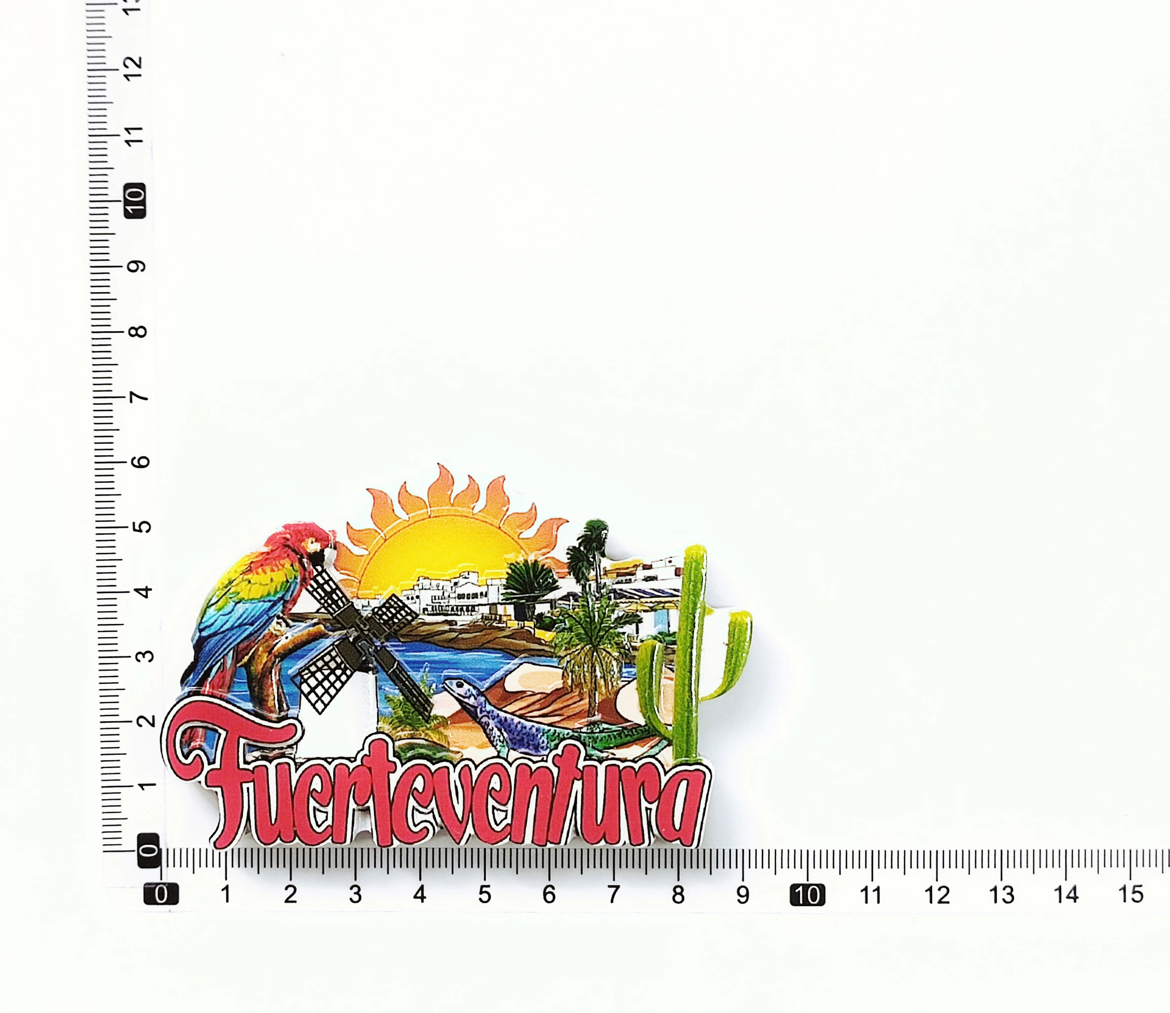 Magnete da frigorifero 3D con mappa della Spagna Tenerife, souvenir regalo, decorazione fatta a mano per la casa e la cucina, collezione di magneti per frigorifero Tenerife