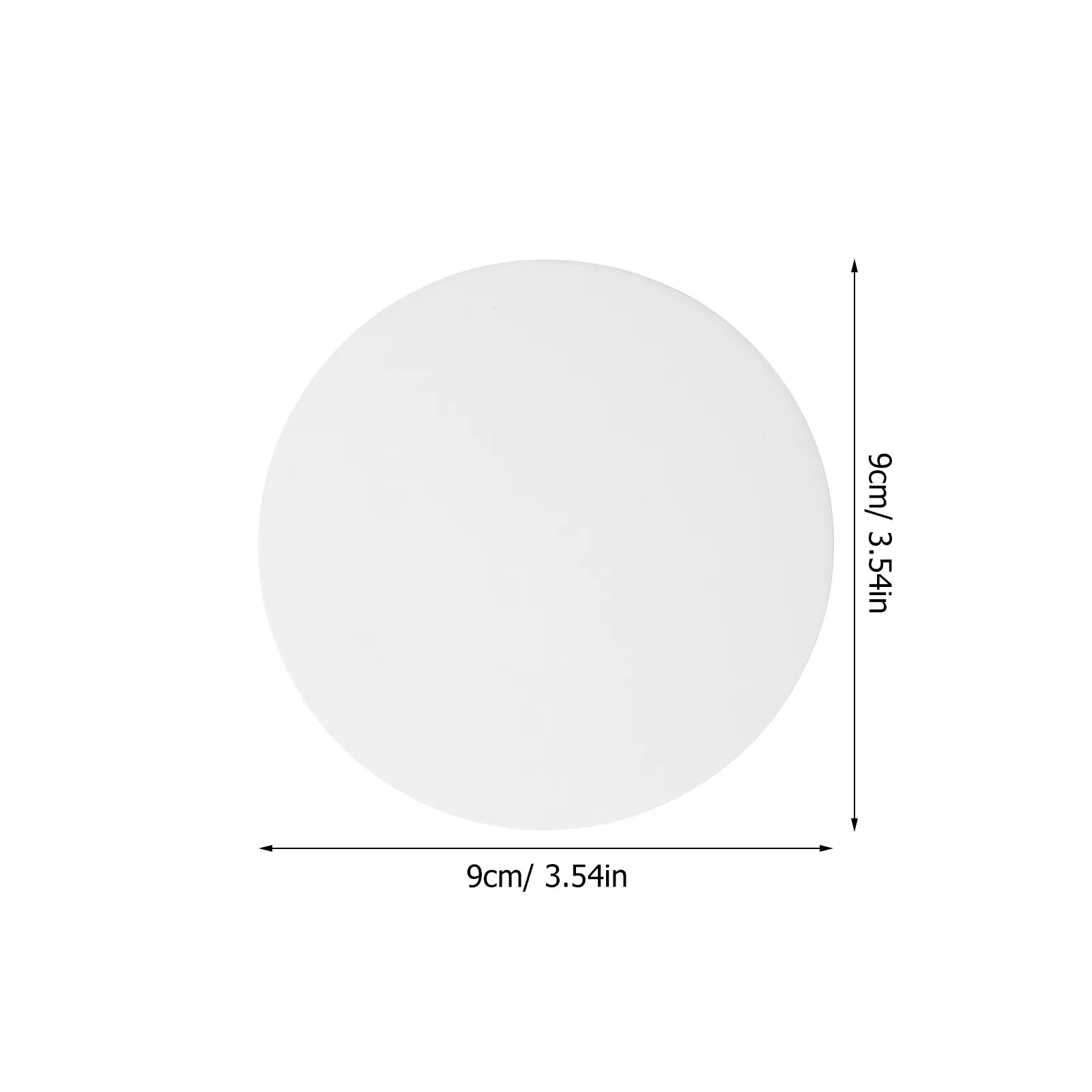 100Pcs 실험실 필터 종이 실험용 정성 흡수지 빠른 여과 중간 속도 깔때기 사용 실험실 용품