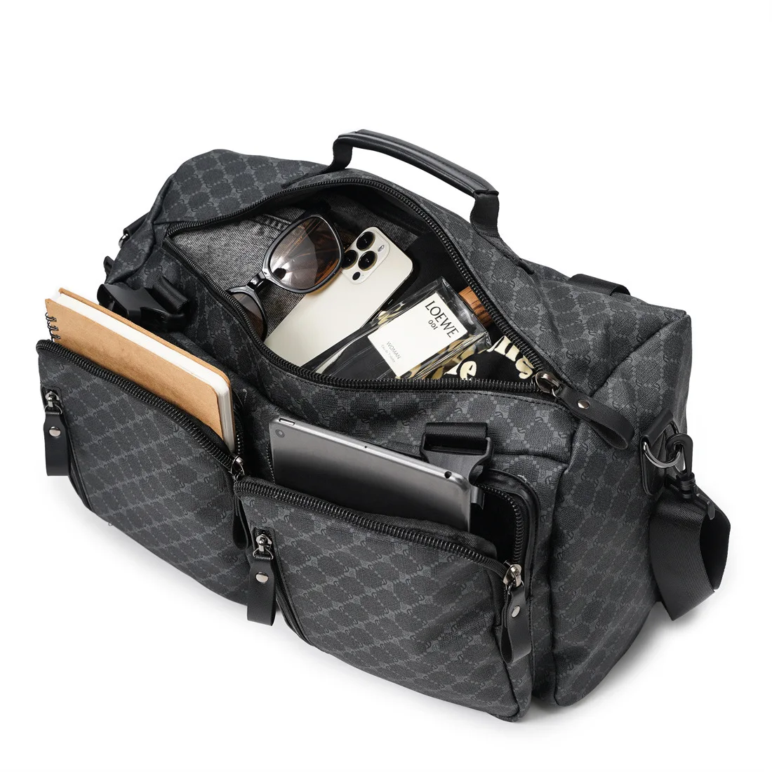 Large Capacity Multi-purpose Travel Bag Trendy Men's Fitness Shoulder Bag Backpack