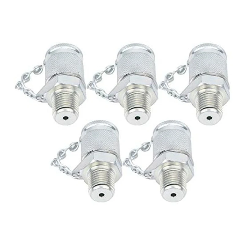 

Hydraulic Test Fitting Kit, Hydraulic Test Adapter For PT/PPT Series Fittings,NPT1/4,5PCS Easy Install Easy To Use