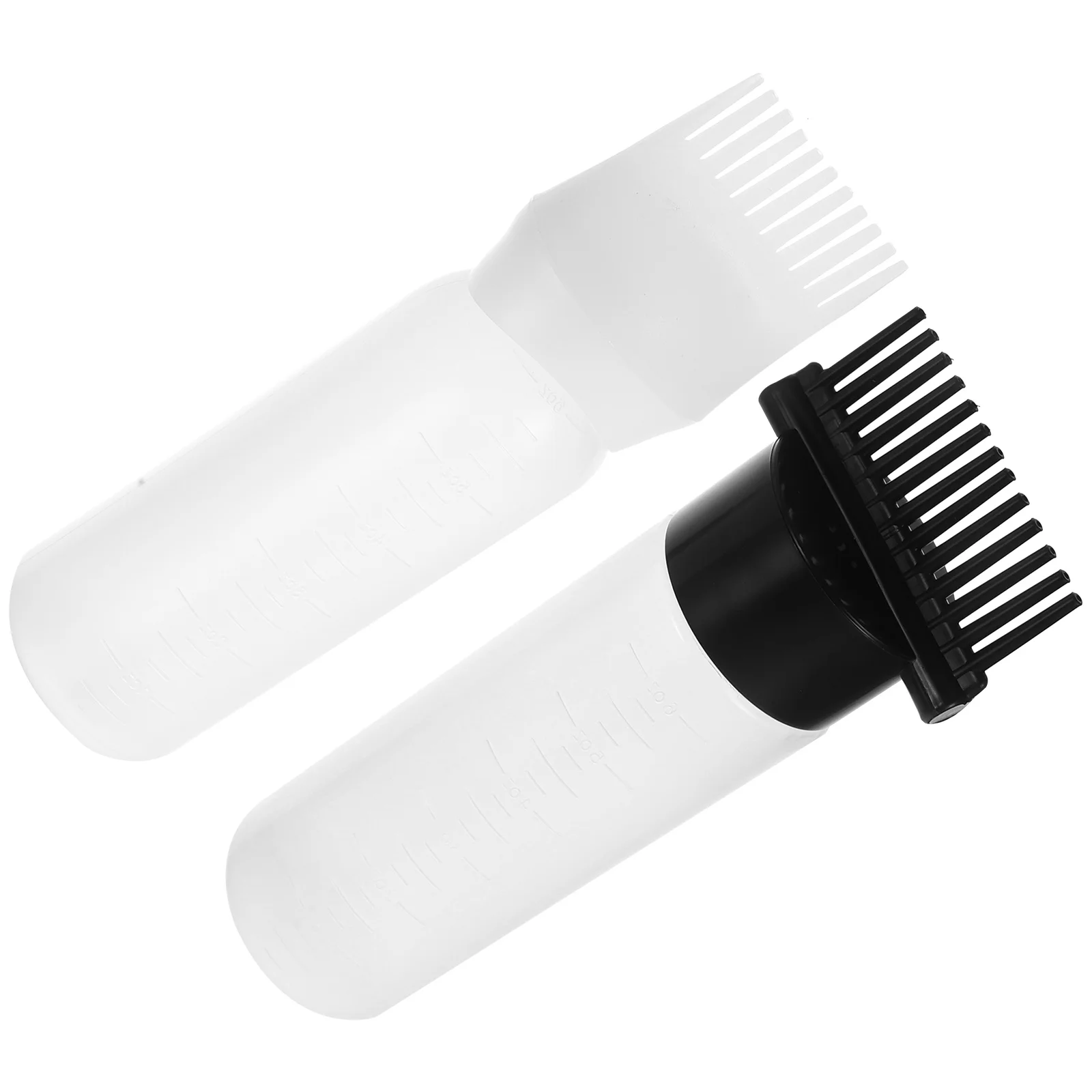 

2 Pcs Hair Dye Bottle with Comb Applicator Oil Dispenser Shampoo Bottles for Combs