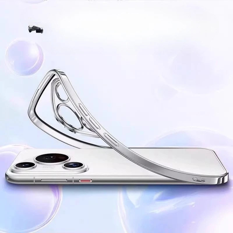 Electroplating Silicone Soft Shell Phone Case with All-Inclusive Lens Protection