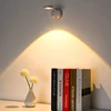 LED Wall Sconce,Human Body Sensing Night Light, Spotlight with 3 Color Temperature & 3 Brightness Level 180°Rotate, for Bedside 1
