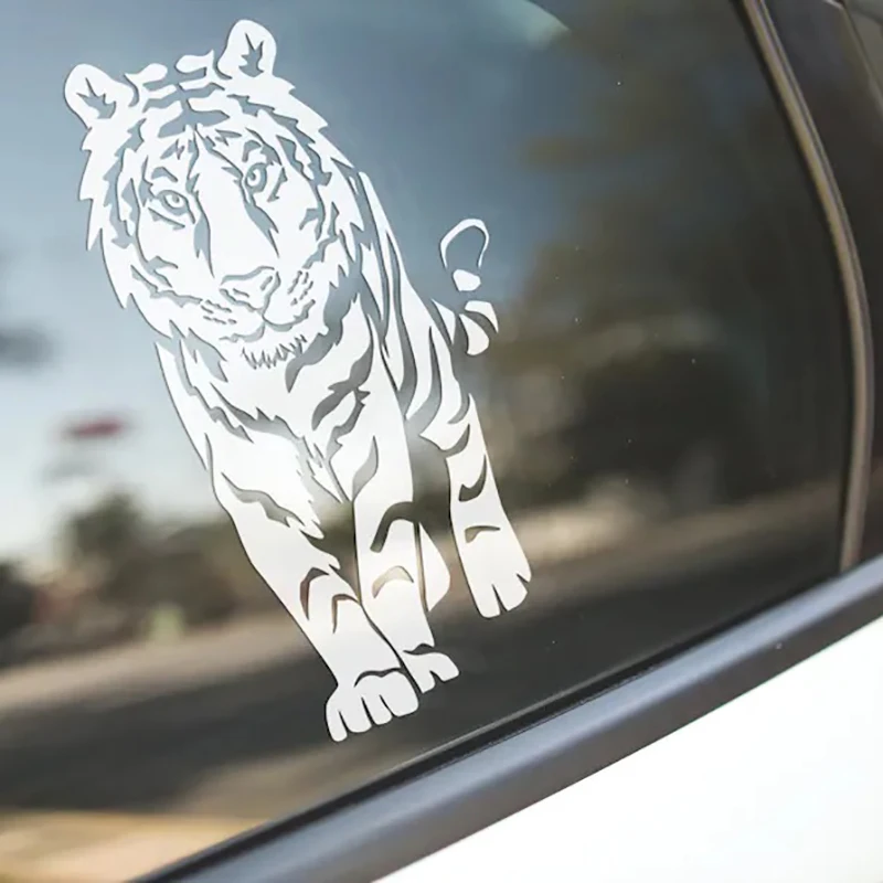 Tiger Design Stickers And Decals On Car Windows Bumpers Wild Animal Decor Vinyl Sticker For jeep wrangler jk mazda 6 peugeot 308 |